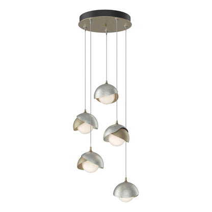 Brooklyn 5 Light 16" Wide Suspension Multi Light Pendant