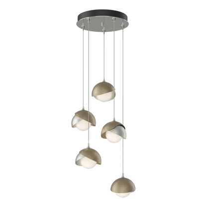 Brooklyn 5 Light 16" Wide Suspension Multi Light Pendant