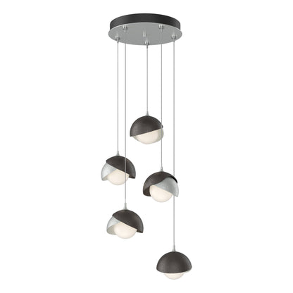 Brooklyn 5 Light 16" Wide Suspension Multi Light Pendant