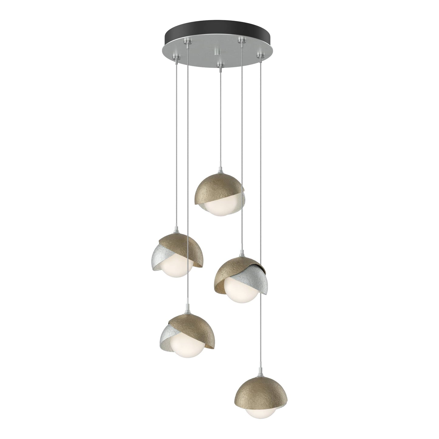 Brooklyn 5 Light 16" Wide Suspension Multi Light Pendant