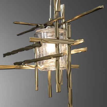 Hubbardton Forge Tura 5 Light 28" Wide Multi Light Pendant