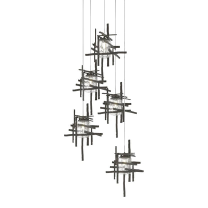Hubbardton Forge Tura 5 Light 28" Wide Multi Light Pendant