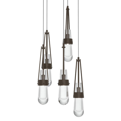 Link 5 Light 13" Wide Multi Light Pendant