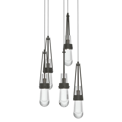 Link 5 Light 13" Wide Multi Light Pendant