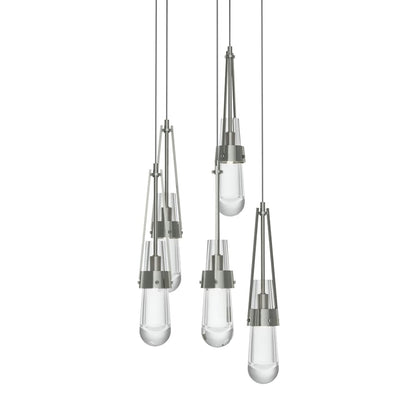 Hubbardton Forge Link 5 Light 13" Wide Multi Light Pendant
