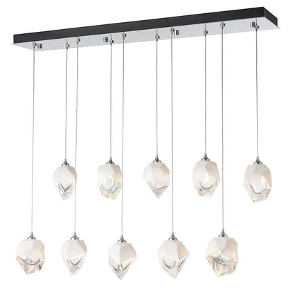 Hubbardton Forge Chrysalis 10 Light 45" Wide Linear Pendant