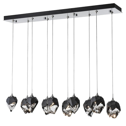 Hubbardton Forge Chrysalis 10 Light 45" Wide Linear Pendant