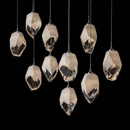 Hubbardton Forge Chrysalis 10 Light 45" Wide Linear Pendant