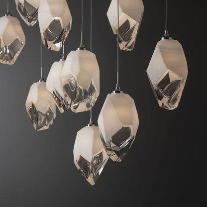 Hubbardton Forge Chrysalis 10 Light 45" Wide Linear Pendant