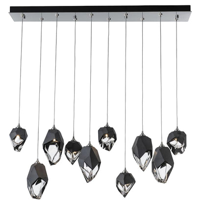 Hubbardton Forge Chrysalis 10 Light 45" Wide Linear Pendant
