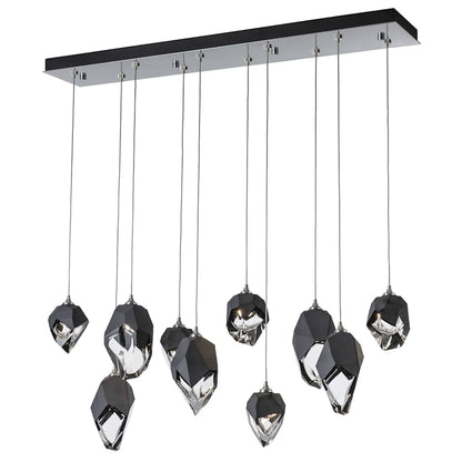 Hubbardton Forge Chrysalis 10 Light 45" Wide Linear Pendant