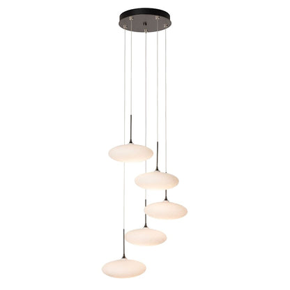 Hubbardton Forge Clouds 5 Light 20" Wide Multi Light Pendant
