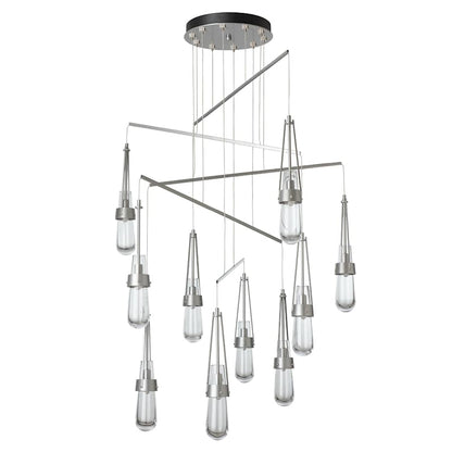 Hubbardton Forge Link 10 Light 35" Wide Multi Light Pendant