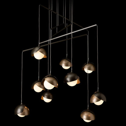 Hubbardton Forge Brooklyn 10 Light 38" Wide Multi Light Pendant