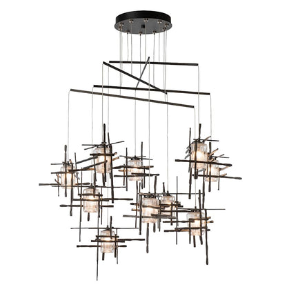 Hubbardton Forge Tura 10 Light 49" Wide Multi Light Pendant