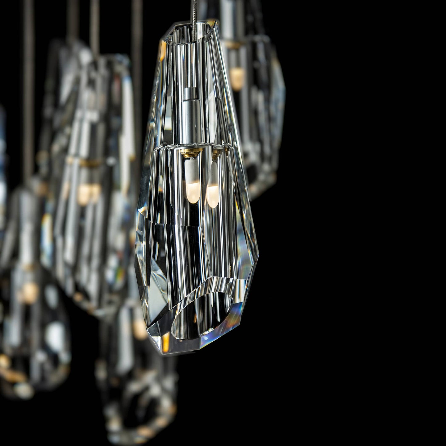 Luma 10 Light 45" Wide Crystal Linear Pendant