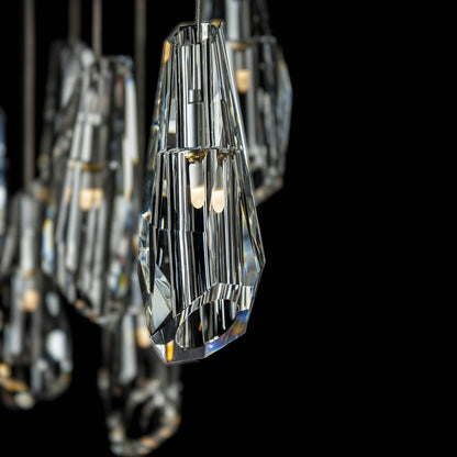 Luma 10 Light 45" Wide Crystal Linear Pendant