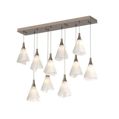 Hubbardton Forge Mobius 10 Light 46" Wide Linear Pendant