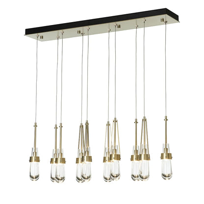 Hubbardton Forge Link 10 Light 45" Wide Linear Pendant