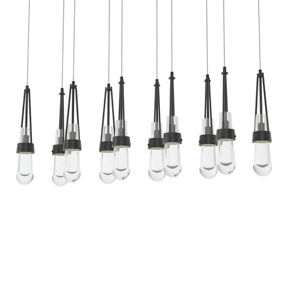 Hubbardton Forge Link 10 Light 45" Wide Linear Pendant