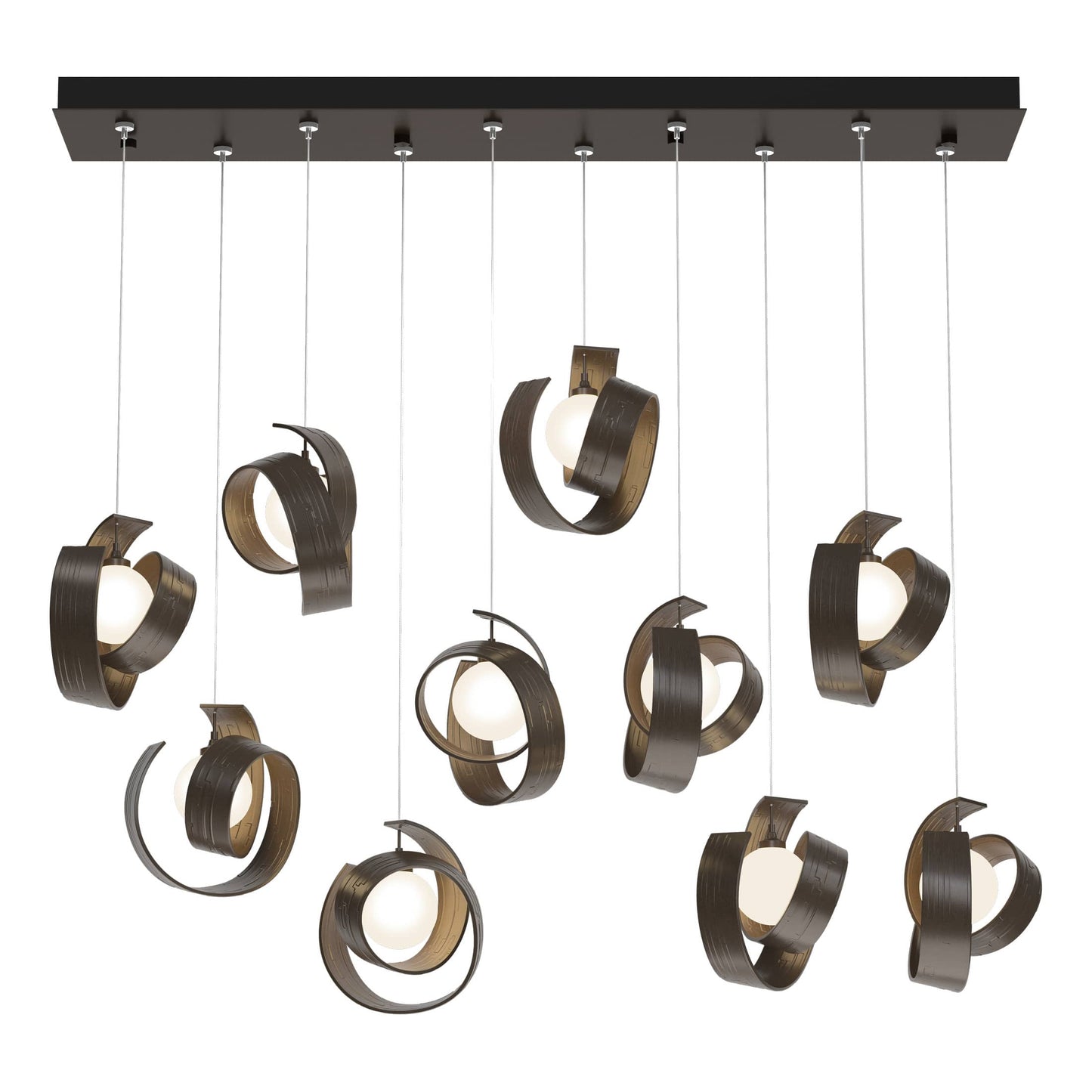 Riza 10 Light 47" Wide Linear Pendant