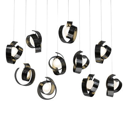Hubbardton Forge Riza 10 Light 47" Wide Linear Pendant