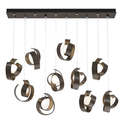 Riza 10 Light 47" Wide Linear Pendant