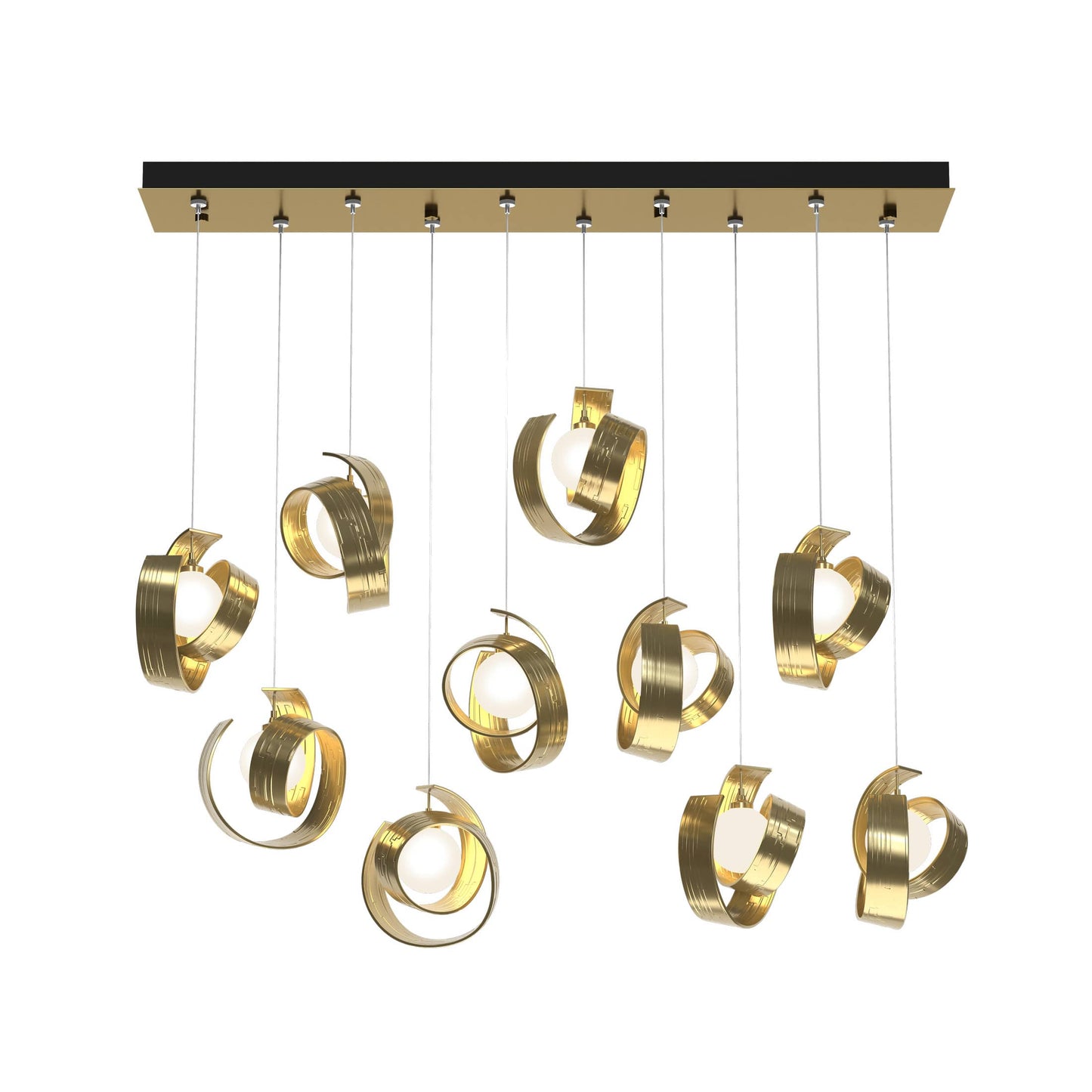Riza 10 Light 47" Wide Linear Pendant