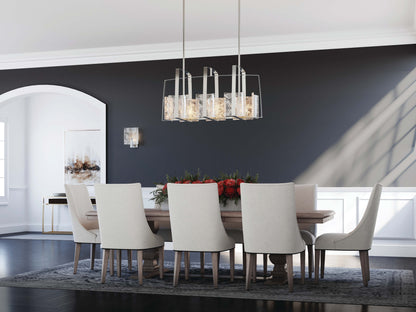 Arc 8 Light 43" Wide Linear Chandelier