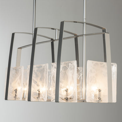 Arc 8 Light 43" Wide Linear Chandelier