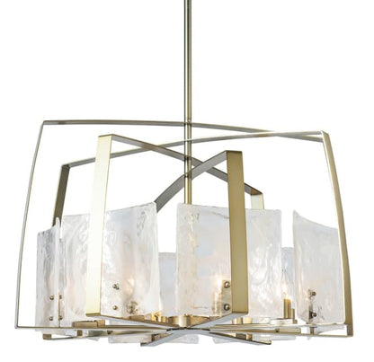 Arc 8 Light 34" Wide Drum Chandelier