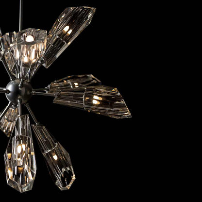 Hubbardton Forge Luma 12 Light 32" Wide Crystal Pendant