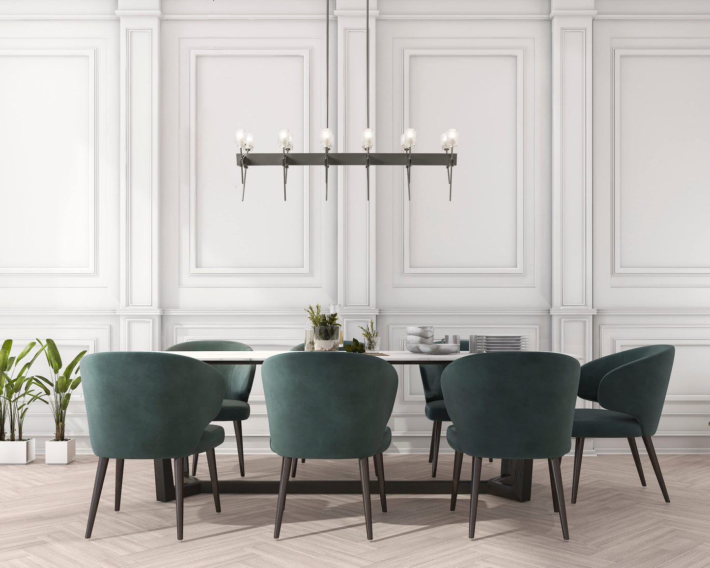 Echo 12 Light 48" Wide Linear Pendant