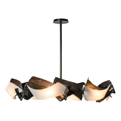 Hubbardton Forge Crest 6 Light 38" Wide Abstract Pendant