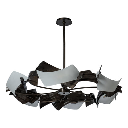 Crest 6 Light 38" Wide Abstract Pendant