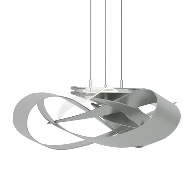 Flux 27" Wide LED Abstract Chandelier