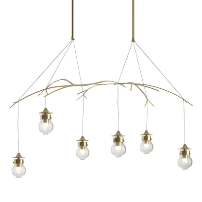 Kiwi 6 Light 37" Wide Suspension Linear Pendant