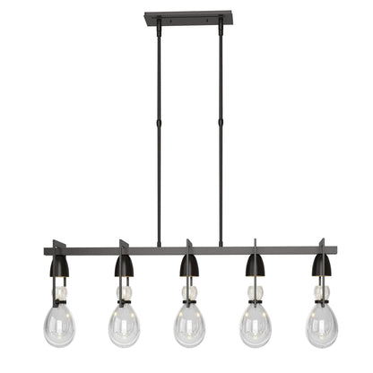 New Traditional 5 Light 41" Wide Linear Pendant