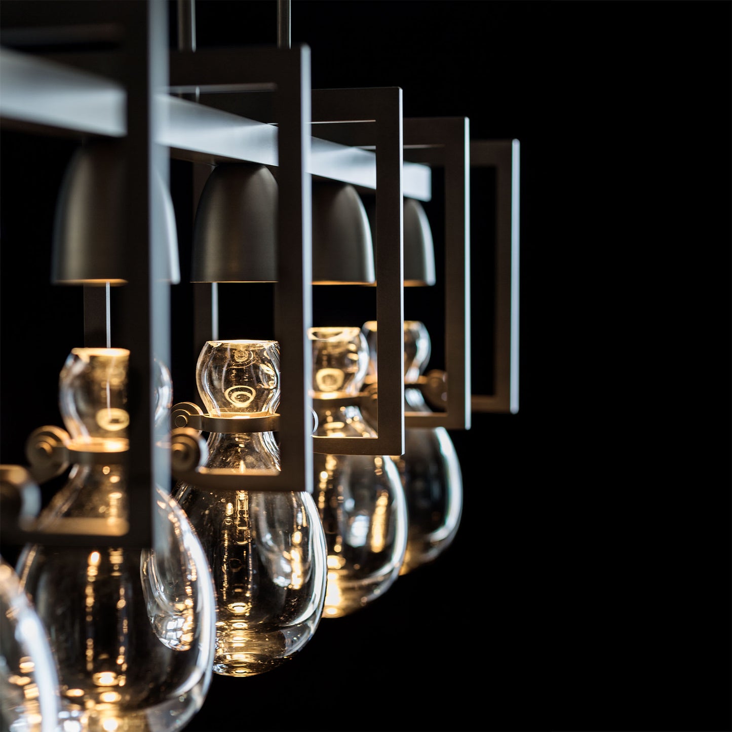 New Traditional 5 Light 41" Wide Linear Pendant