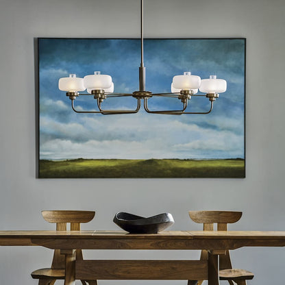 Hubbardton Forge Nola 6 Light 42" Wide Chandelier