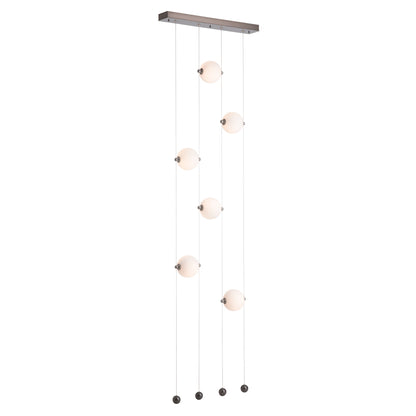 Abacus 22" Wide LED Suspension Multi Light Pendant
