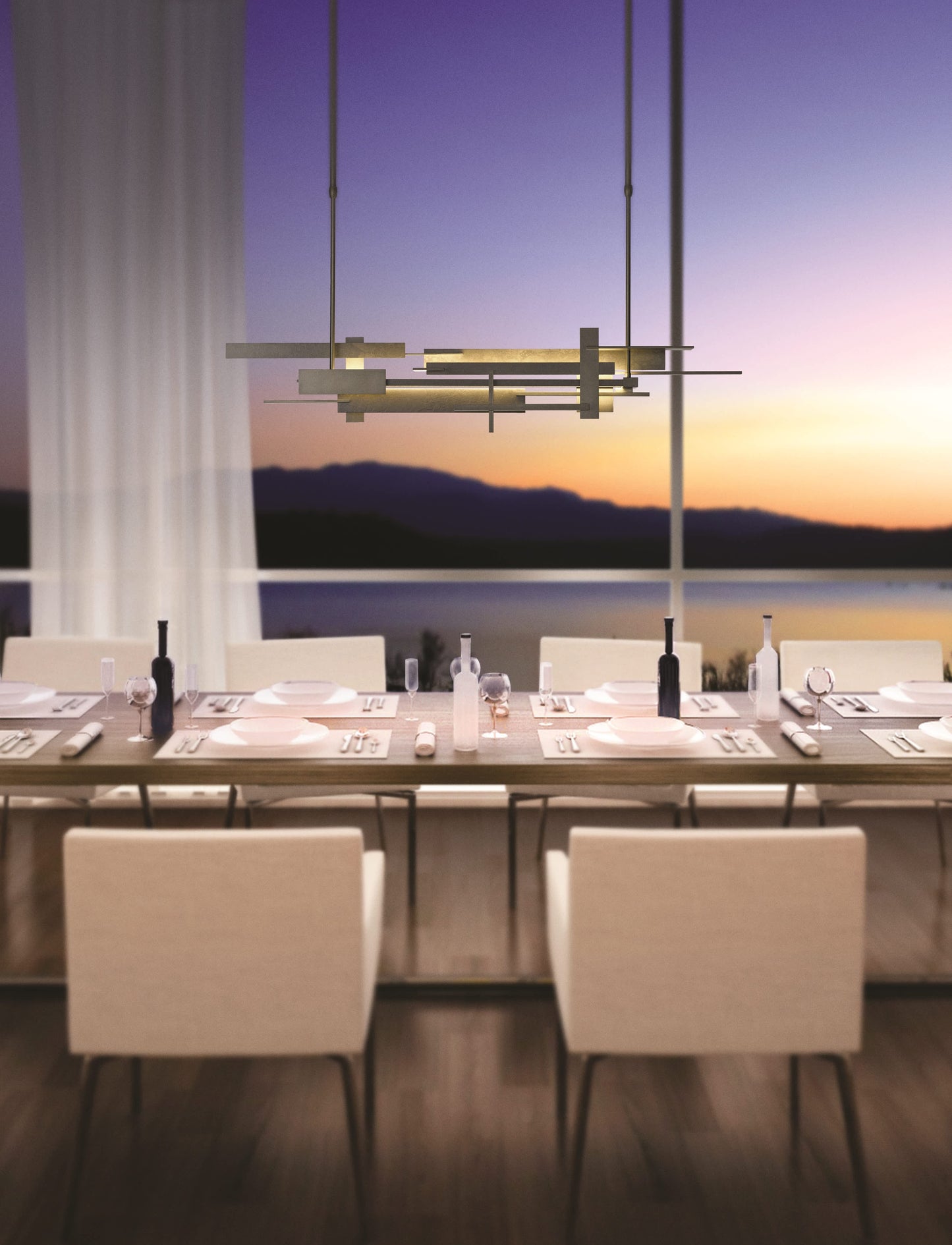 Planar 9" Wide Linear Pendant