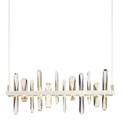 Solitude 26" Wide LED Crystal Linear Chandelier