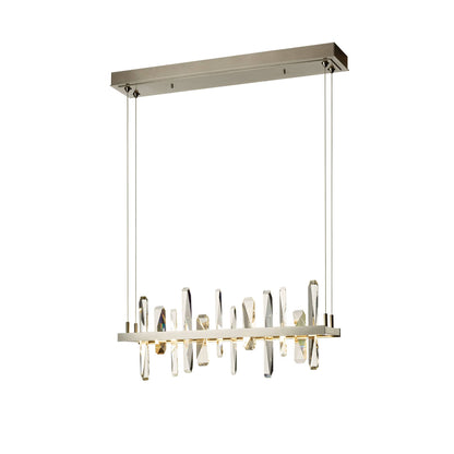 Solitude 26" Wide LED Crystal Linear Chandelier