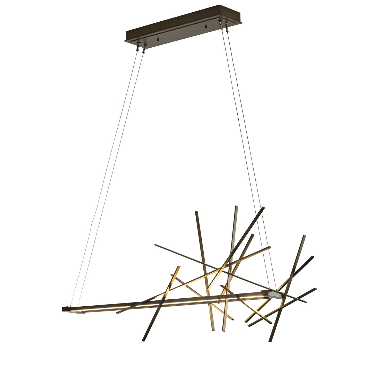 Cascade 51" Wide LED Linear Chandelier