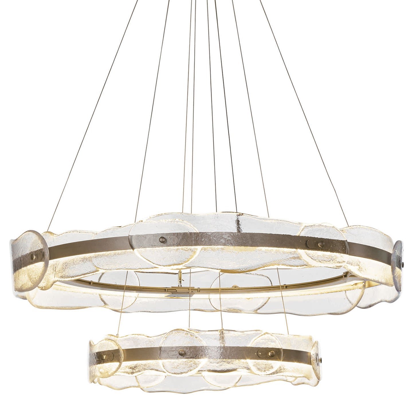 Solstice 37" Wide LED Ring Chandelier