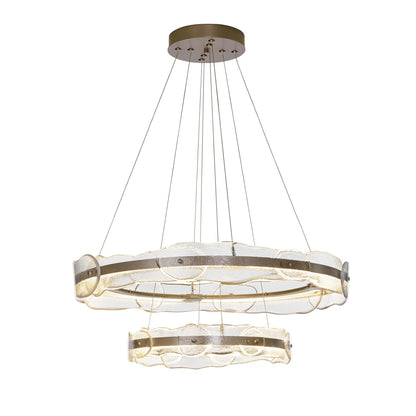 Solstice 37" Wide LED Ring Chandelier
