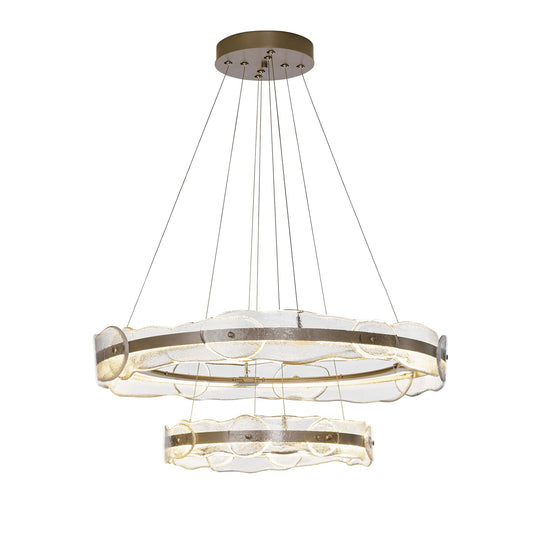 Solstice 37" Wide LED Ring Chandelier