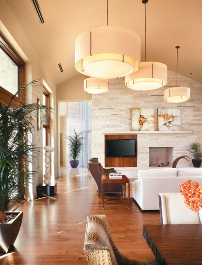 Exos 3 Light 32" Wide Pendant