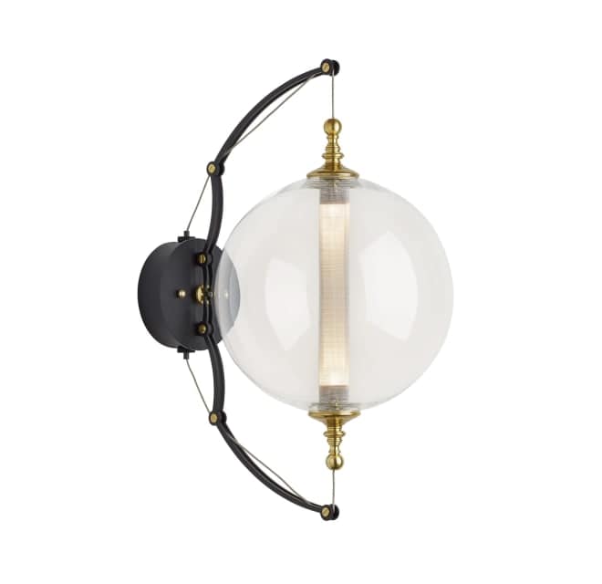 Otto 22" Tall Bathroom Sconce with Customizable Glass Shade